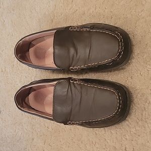 Boys brown loafers